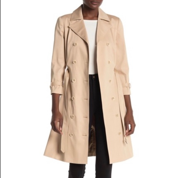 Elie Tahari Ari Belted Dress/Trench-coat, NWOT - Picture 4 of 11